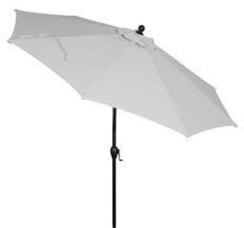 DESCRIPTION: (1) PREMIUM UMBRELLA OUTDOOR BRAND/MODEL: BETTER HOMES AND GARDENS #BHS229900298012 INFORMATION: GRAY SIZE: 9' RETAIL$: $154.00 EA QTY: 1