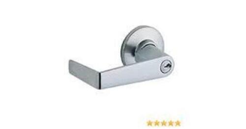 DESCRIPTION: (2) ENTRANCE DOOR LEVER LOCKSET BRAND/MODEL: SCHLAGE #S51P6D INFORMATION: CHROME RETAIL$: $306.11 EA QTY: 2