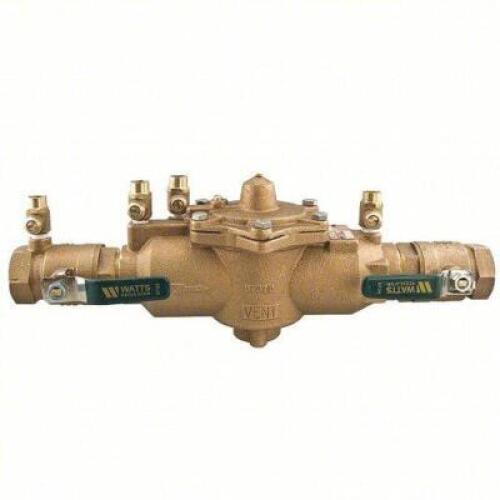 DESCRIPTION: (1) REDUCED PRESSURE ZONE BACKFLOW PREVENTER BRAND/MODEL: WATTS #26X125 INFORMATION: LEAD FREE BRONZE SIZE: LF009, 1 IN, NPT, 14 1/2 IN L