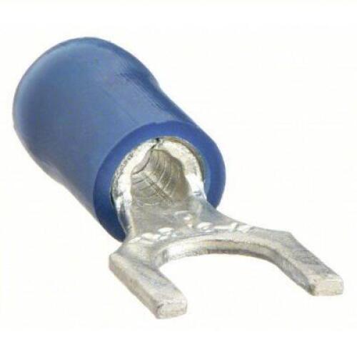 DESCRIPTION: (10) FORK TERMINAL, PARTIAL COVERAGE BRAND/MODEL: STA-KON #3KG39 INFORMATION: BLUE SIZE: #6 STUD SIZE RETAIL$: $9.20 EA QTY: 10