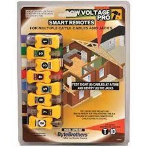 DESCRIPTION: (1) SET OF SMART REMOTES BRAND/MODEL: BYTE BROTHERS #LVPRO-SR SIZE: 8 REMOTES RETAIL$: $258.00 EA QTY: 1