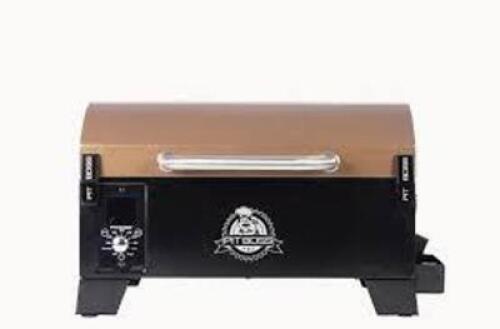 DESCRIPTION: (1) WOOD PELLET GRILL TABLE TOP BRAND/MODEL: PIT BOSS INFORMATION: BRONZE SIZE: 256 SQ FT RETAIL$: $229.00 EA QTY: 1