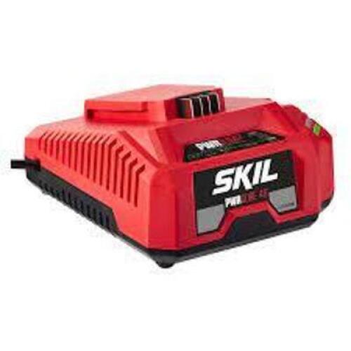 DESCRIPTION: (1) PWRCORE 40 STANDARD CHARGER BRAND/MODEL: SKIL #SC5364-00 INFORMATION: RED SIZE: 40V RETAIL$: $51.43 E QTY: 1