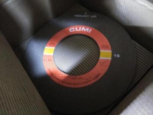 DESCRIPTION: (15)GRINDING DISCS BRAND/MODEL: CUMI INFORMATION: MUST COME INSPECT RETAIL$: $235.00 EA QTY: 15