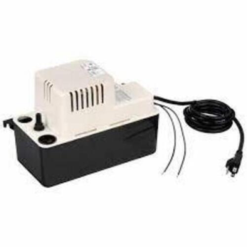 DESCRIPTION: (1) CONDENSATE REMOVAL PUMP BRAND/MODEL: LITTLE GIANT #2P351 INFORMATION: WHITE SIZE: STD, 1/2 GAL TANK, 1/3 HP, 115V AC, 20 FT MAX. HEAD