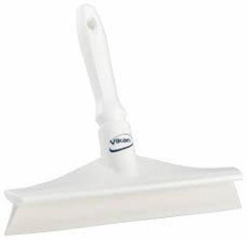 DESCRIPTION: (3) FLOOR SQUEEGEE BRAND/MODEL: VIKAN #20JX81 INFORMATION: WHITE SIZE: RUBBER, 1 BLADE COUNT, INCLUDES HANDLE, THREADED, 10 IN BLADE WD R