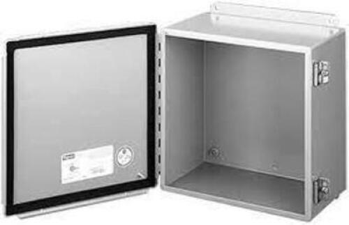 DESCRIPTION: (1) JUNCTION BOX ENCLOSURE BRAND/MODEL: NVENT HOFFMAN #A808CH INFORMATION: GRAY SIZE: 8" X 8" RETAIL$: $198.13 EA QTY: 1
