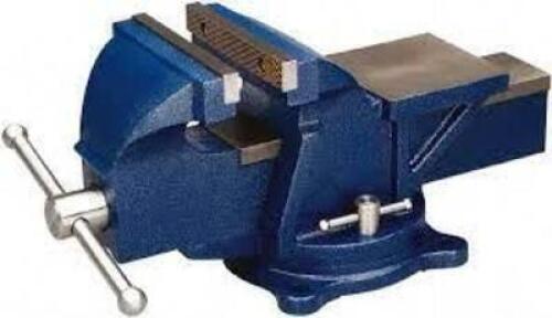 DESCRIPTION: (1) BENCH VISE BRAND/MODEL: WILTON #53917001 INFORMATION: BLUE SIZE: 5" JAW WIDTH 5" JAW OPENING RETAIL$: $228.00 EA QTY: 1