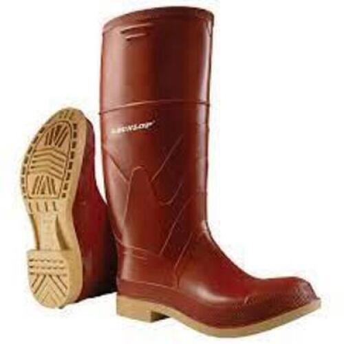 DESCRIPTION: (2) PAIR OF RUBBER BOOTS BRAND/MODEL: DUNLOP #2LMC1 SIZE: SIZE 9 RETAIL$: $60.65 EA QTY: 2