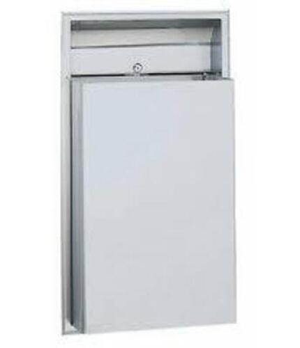 DESCRIPTION: (1) RECTANGULAR WASTE RECEPTACLE BRAND/MODEL: BOBRICK #B-3644 INFORMATION: STAINLESS RETAIL$: $256.51 EA QTY: 1