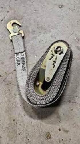 DESCRIPTION: (4) TIE DOWN STRAPSBRAND/MODEL: KINEDYNE #PN31000RETAIL$: $34.99 EAQTY: 4