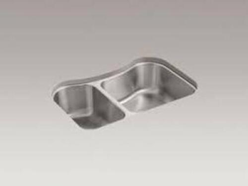 DESCRIPTION: (1) UNDERMOUNT KITCHEN SINK BRAND/MODEL: KOHLER #3891-NA INFORMATION: STAINLESS SIZE: 31X19X8 RETAIL$: $665.00 EA QTY: 1