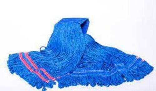 DESCRIPTION: (5) MICROFIBER STRING MOPS BRAND/MODEL: MOP-1022B INFORMATION: BLUE RETAIL$: $10.00 EA QTY: 5