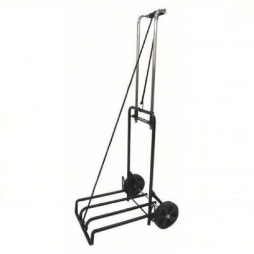 DESCRIPTION: (1) LUGGAGE CART BRAND/MODEL: 23L326 INFORMATION: BLACK SIZE: 12X12X44X15X19 RETAIL$: $140.00 EA QTY: 1