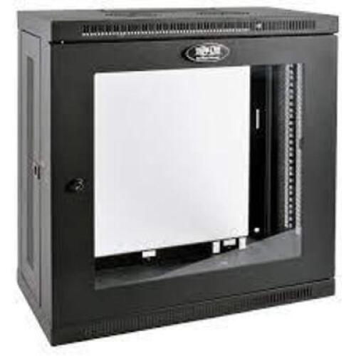 DESCRIPTION: (1) WALL MOUNT RACK ENCLOSURE CABINET BRAND/MODEL: TRIPP LITE #SRW12U13G INFORMATION: BLACK SIZE: 13" DEEP RETAIL$: $322.49 EA QTY: 1