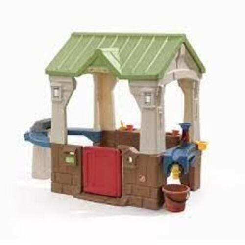 DESCRIPTION: (1) OUTDOOR PLAYHOUSE BRAND/MODEL: STEP2 SIZE: 54"H x 70.5"W x 37.5"D RETAIL$: $402.95 QTY: 1