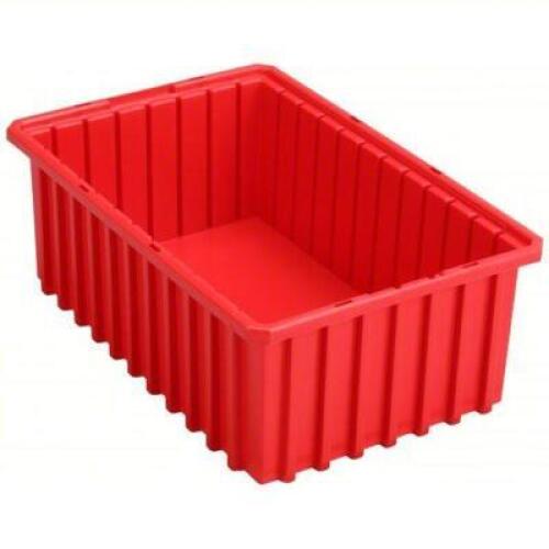 DESCRIPTION: (1) CASE OF (7) DIVIDER BOXES BRAND/MODEL: AKRO-MILS #2RV40 INFORMATION: RED SIZE: 0.44 cu ft, 16 1/2 in x 10 7/8 in x 6 in, Red, Plastic