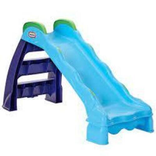 DESCRIPTION: (1) INDOOR OUTDOOR MY FIRST SLIDE BRAND/MODEL: LITTLE TIKES INFORMATION: RED AND BLUE SIZE: 18 IN RETAIL$: $36.79 QTY: 1