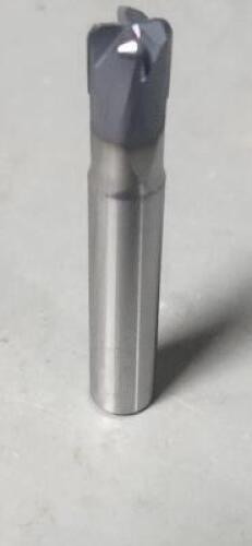 DESCRIPTION: (4) SOLID CARBIDE SQ END MILL BRAND/MODEL: SECO 180100R200Z4-MEGA-64 SIZE: 10MM D 2MM LOC QTY: 4
