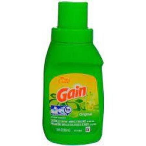 DESCRIPTION: (6) LAUNDRY DETERGENT BRAND/MODEL: GAIN ORIGINAL SIZE: 10 FL OZ RETAIL$: $8.00 EA QTY: 6