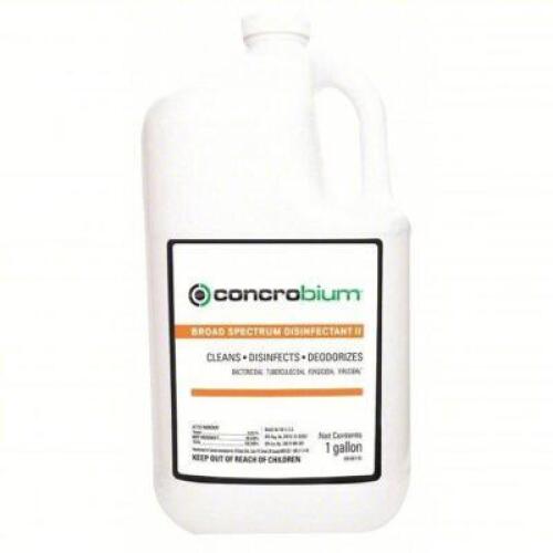 DESCRIPTION: (1) JUG OF BROAD SPECTRUM DISINFECTANT BRAND/MODEL: CONCROBIUM #44ZA20 SIZE: 1 GAL RETAIL$: $45.32 EA QTY: 1