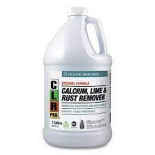DESCRIPTION: (2) CALCIUM, LIME AND RUST REMOVER BRAND/MODEL: CLR #61LV30 SIZE: 1 GALLON RETAIL$: $44.76 EA QTY: 2