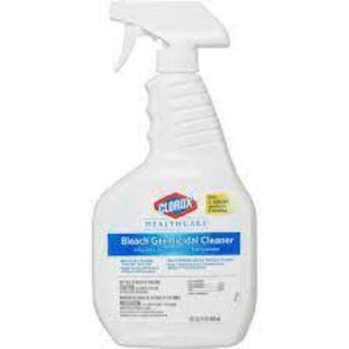 DESCRIPTION: (6) BLEACH GERMICIDAL CLEANER BRAND/MODEL: CLOROX HEALTHCARE SIZE: 1 QT RETAIL$: $23.48 EA QTY: 6