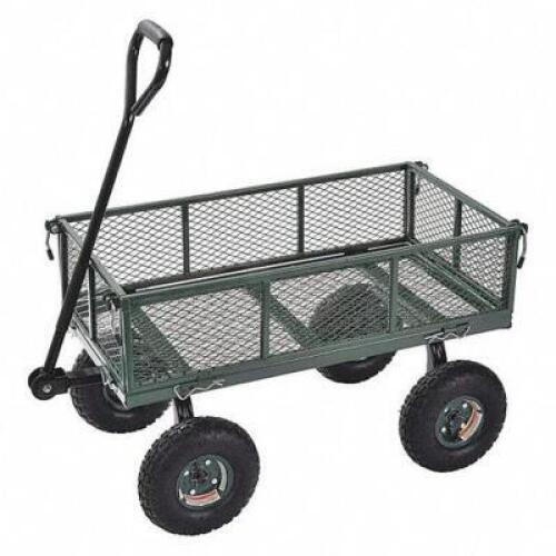 (1) WAGON TRUCK WITH FLOW THROUGH METAL DECK