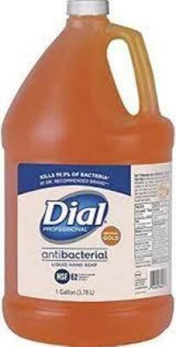DESCRIPTION: (1) ANTIBACTERIAL LIQUID HAND SOAP BRAND/MODEL: DIAL PROFESSIONAL SIZE: 1 GALLON RETAIL$: $21.59 EA QTY: 1