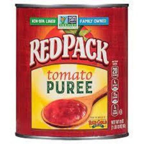 DESCRIPTION: (6) CANS OF TOMATO PUREE BRAND/MODEL: RED GOLD SIZE: 1LB 13 OZ RETAIL$: $8.57 EA QTY: 6