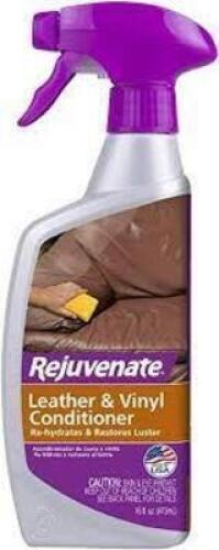 DESCRIPTION: (3) LEATHER AND VINYL CONDITIONER BRAND/MODEL: REJUVENATE SIZE: 16 FL OZ RETAIL$: $13.89 EA QTY: 3