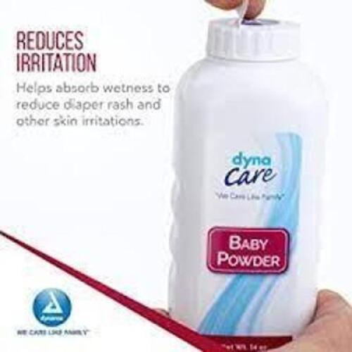 DESCRIPTION: (6) CONTAINERS OF BABY POWDER BRAND/MODEL: DYNA CARE SIZE: 14 OZ QTY: 6