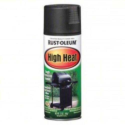 DESCRIPTION: (12) HIGH HEAT SPRAY PAINT BRAND/MODEL: RUST-OLEUM #3KYU3 INFORMATION: BLACK SIZE: 12 OZ RETAIL$: $14.86 EA QTY: 12