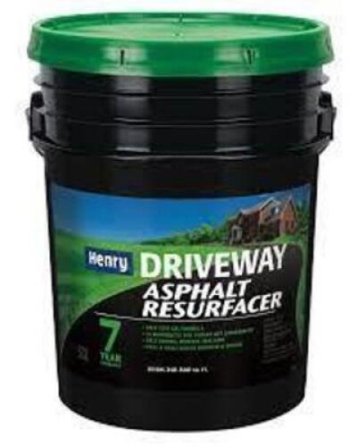 DESCRIPTION: (1) DRIVEWAY ASPHALT RESURFACER BRAND/MODEL: HENRY SIZE: 5 GALLON RETAIL$: $60.00 EA QTY: 1