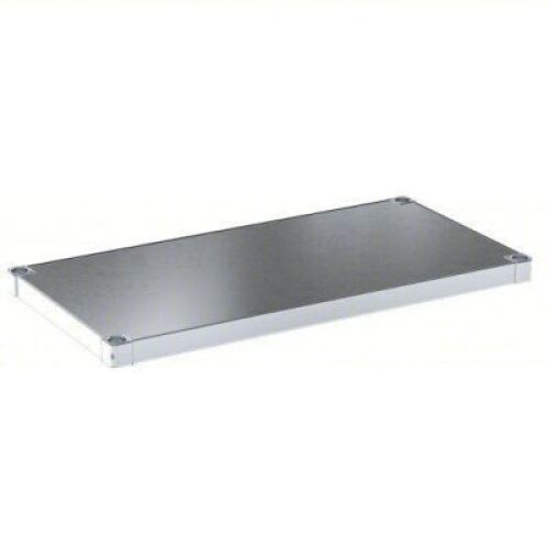 DESCRIPTION: (3) GRAY METAL SHELVES BRAND/MODEL: QUANTUM STORAGE SYSTEMS #S18X36-3 INFORMATION: SHELVES ONLY, NOTHING ELSE, NO FRAME SIZE: 18x36" RETA