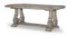 DESCRIPTION: SORONA TRESTLE TABLE BRAND/MODEL: LEGACY FURNITURE 1630-622T INFORMATION: MINOR COSMETIC DAMAGE SIZE: 44"X120"X30" RETAIL$: $1,344.00 QTY