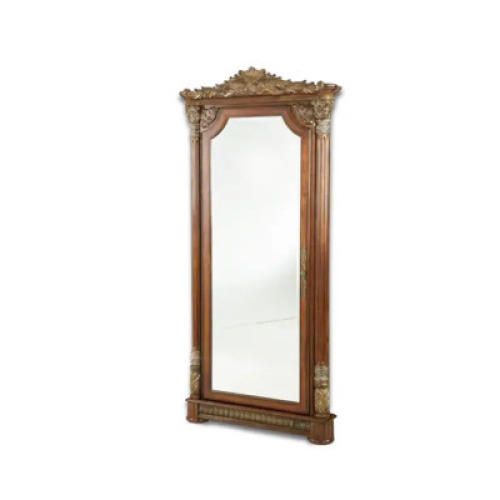 DESCRIPTION: VILLA VALENCIA ACCENT WALL MIRROR WITH STORAGE BRAND/MODEL: AICO FURNITURE 72062-55 SIZE: 43"X90"X7" RETAIL$: $2,516.40 QTY: 1