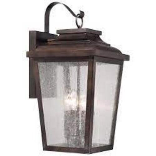 DESCRIPTION: (2) IRVINGTON MANOR 4-LIGHT OUTDOOR WALL SCONCE WITH CLEAR SEEDED GLASS BRAND/MODEL: THE GREAT OUTDOORS 72173-189 RETAIL$: $319.95 EACH Q