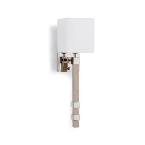 DESCRIPTION: (2) METRO 1-LIGHT IVORY SCONCE WALL LIGHTS BRAND/MODEL: REGINA ANDREW 15-1044IV RETAIL$: $250.00 EACH QTY: 2