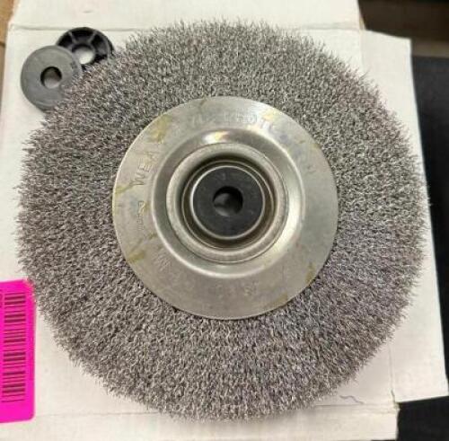 (3) 6" WIRE WHEEL BRUSHES