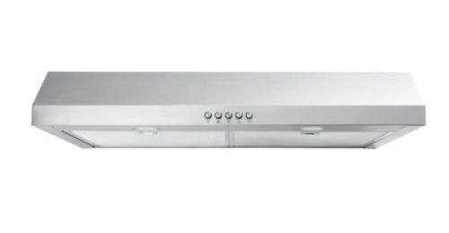 CAPRELO 30" CONVERTIBLE UNDER CABINET RANGE HOOD IN STAINLESS STEEL WITH LED LIGHTING AND CHARCOAL FILTER