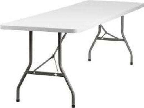 DESCRIPTION: (1) FOLDING TABLE BRAND/MODEL: FLASH FURNITURE #RB-3096-GG INFORMATION: GRANITE WHITE SIZE: 30"W X 96"L RETAIL$: $136.0 EA QTY: 1