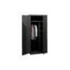 DESCRIPTION: (1) BLACK COMINATION CABINET BRAND/MODEL: TENNSCO #29286754 INFORMATION: BLACK, STEEL SIZE: 36" X 18" X 72" RETAIL$: $844.99 EA QTY: 1 - 2