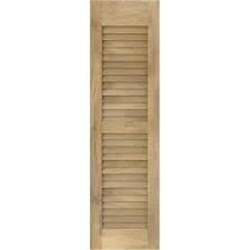 DESCRIPTION: (2) PAIRS OF EXTERIOR SHUTTERS BRAND/MODEL: AMERICRAFT INFORMATION: REAL WOOD, LOUVER SIZE: 18" W 60" H RETAIL$: $137.08 PER PAIR QTY: 2