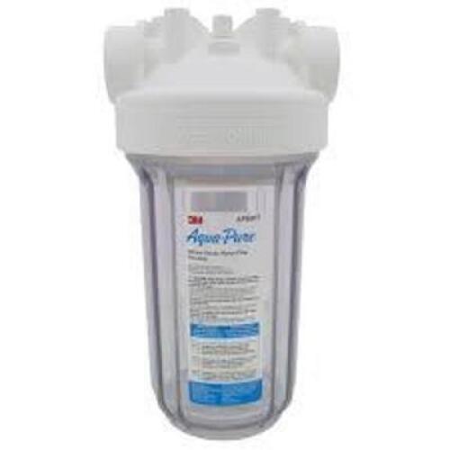 DESCRIPTION: (1) FILTER HOUSING BRAND/MODEL: 3M AQUA PURE #61HJ90 INFORMATION: CLEAR SIZE: 1 IN, NPT, 20 GPM, 100 PSI MAX PRESSURE, 14 1/8 IN OVERALL