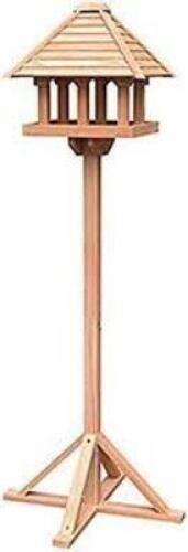 DESCRIPTION: (1) GAZEBO BIRD TABLE AND STAND BRAND/MODEL: WOODLINK INFORMATION: CEDAR RETAIL$: $149.99 EA QTY: 1