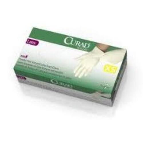 DESCRIPTION: (10) BOXES OF (100) COMFORT LATEX EXAM GLOVES, POWDER FREE BRAND/MODEL: CURAD #CUR8103 INFORMATION: WHITE SIZE: EXTRA-SMALL RETAIL$: $39.