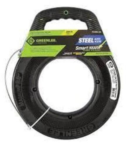 DESCRIPTION: (1) STEEL FISH TAPE BRAND/MODEL: GREENLEE #FTS438DL-250 SIZE: 1/8 WIDE 250 FT LONG RETAIL$: $140.73 EA QTY: 1