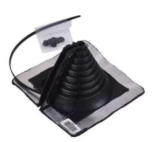 DESCRIPTION: (3) RETROFIT MASTER BOOT, FLASHING BRAND/MODEL: OATEY #14049 INFORMATION: BLACK, EDPM SIZE: 1/2" -4" RETAIL$: $48.69 EA QTY: 3