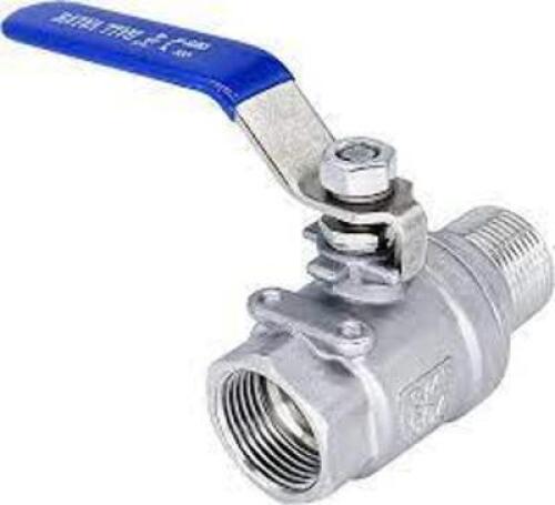 DESCRIPTION: (4) BALL VALVEBRAND/MODEL: FLOW+ #BO 4SINFORMATION: BLUE HANDLE, 316 STAINLESS STEELSIZE: 3/4"RETAIL$: $15.00 EAQTY: 4